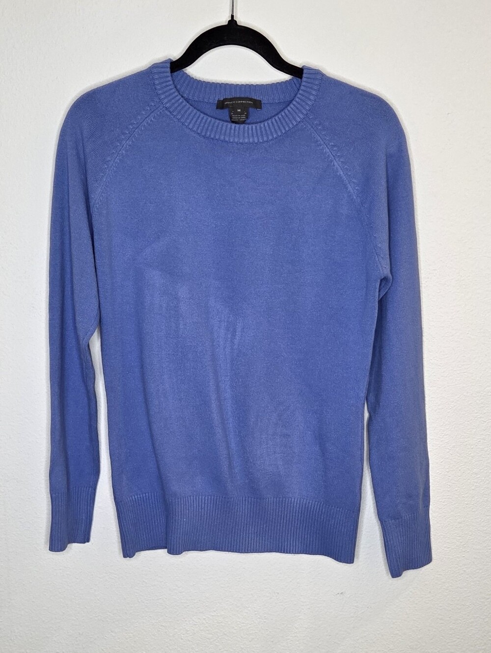 French Connection Periwinkle Blue Crewneck Sweater - Size Medium